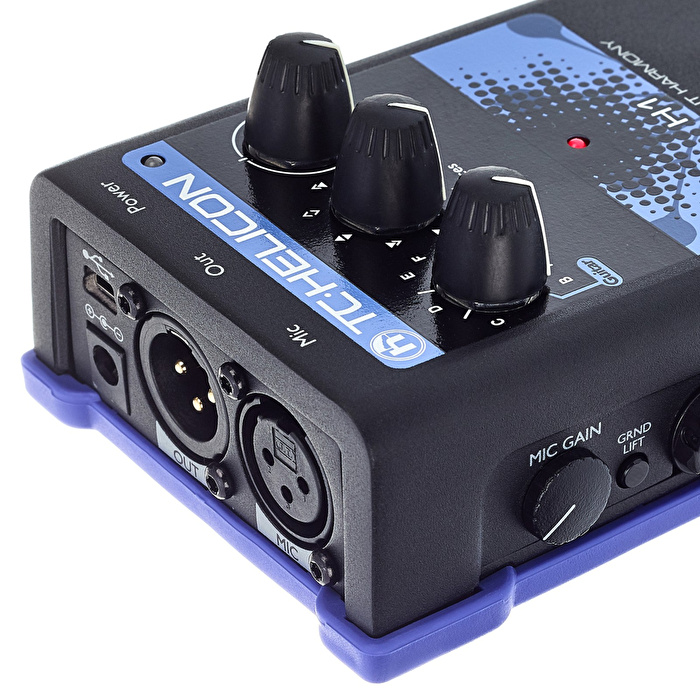 TC Helicon VOICETONE H1 Tek Butonlu Stompbox Gitar Kontrollü Vokal Harmony Pedalı